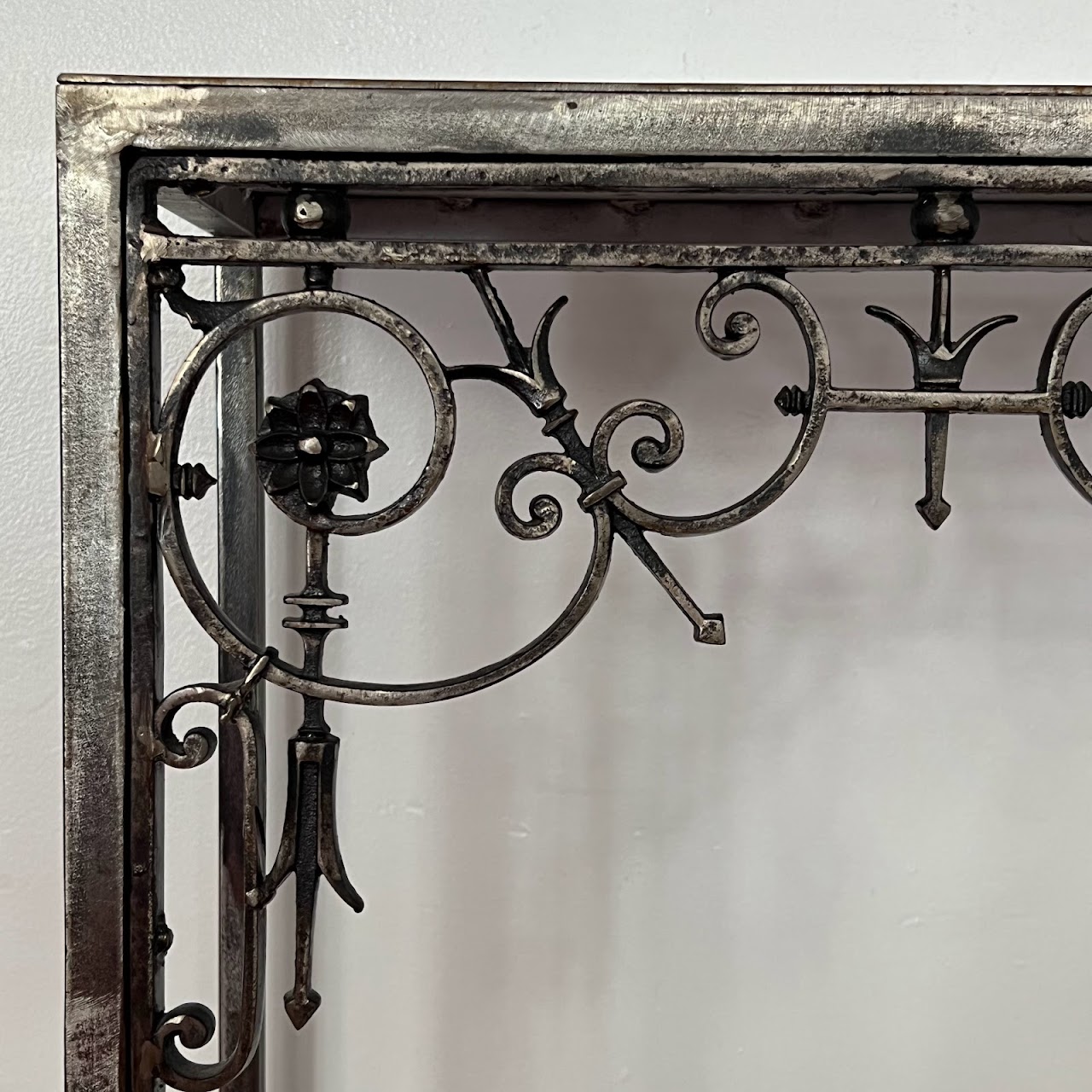 Cast, Wrought & Machined Steel Console Table