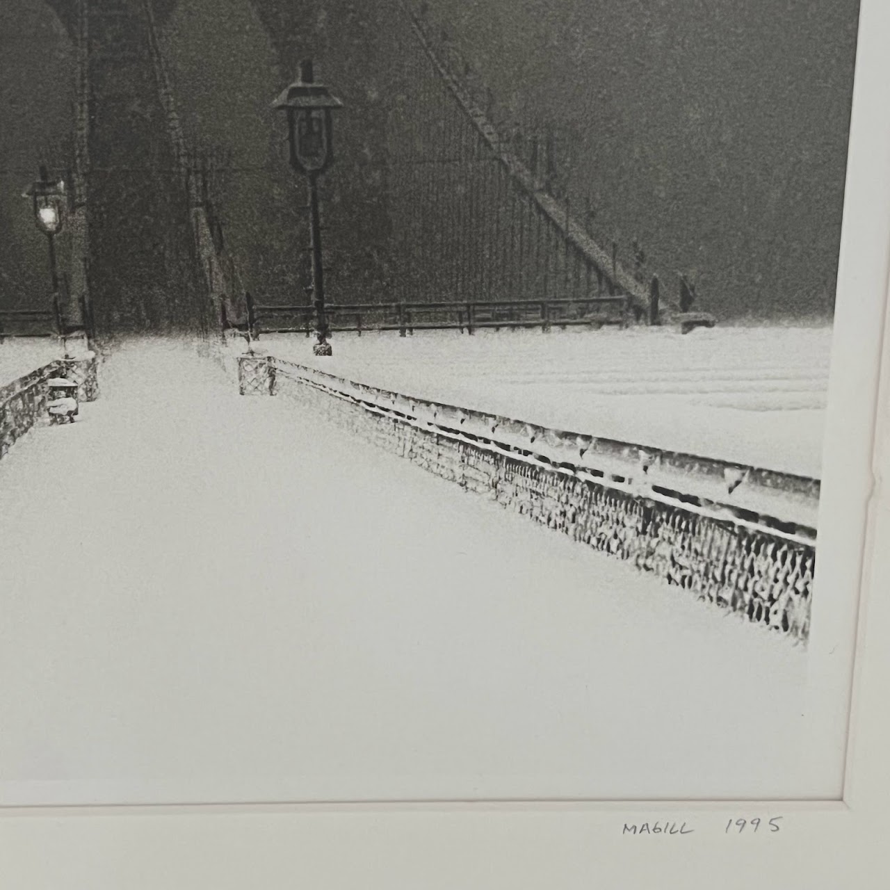 Michael Magill 'Brooklyn Bridge NYC' Signed Photograph