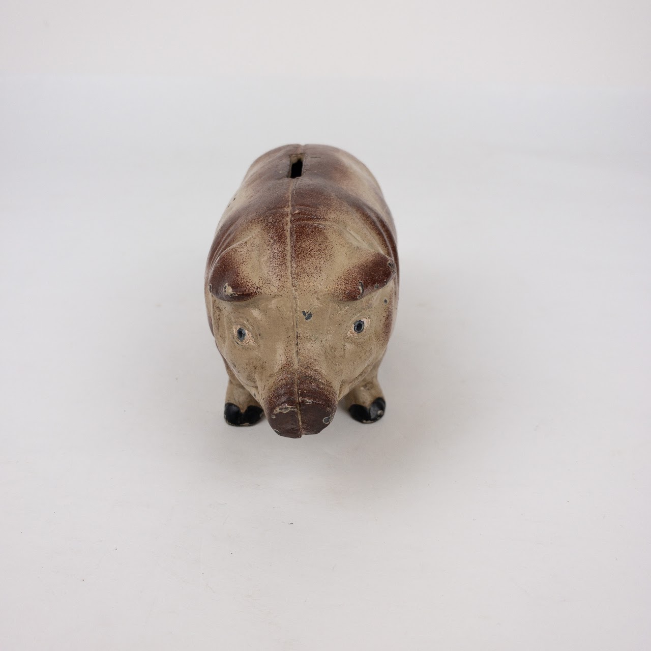 Cast Iron Pig Vintage Bank Trio