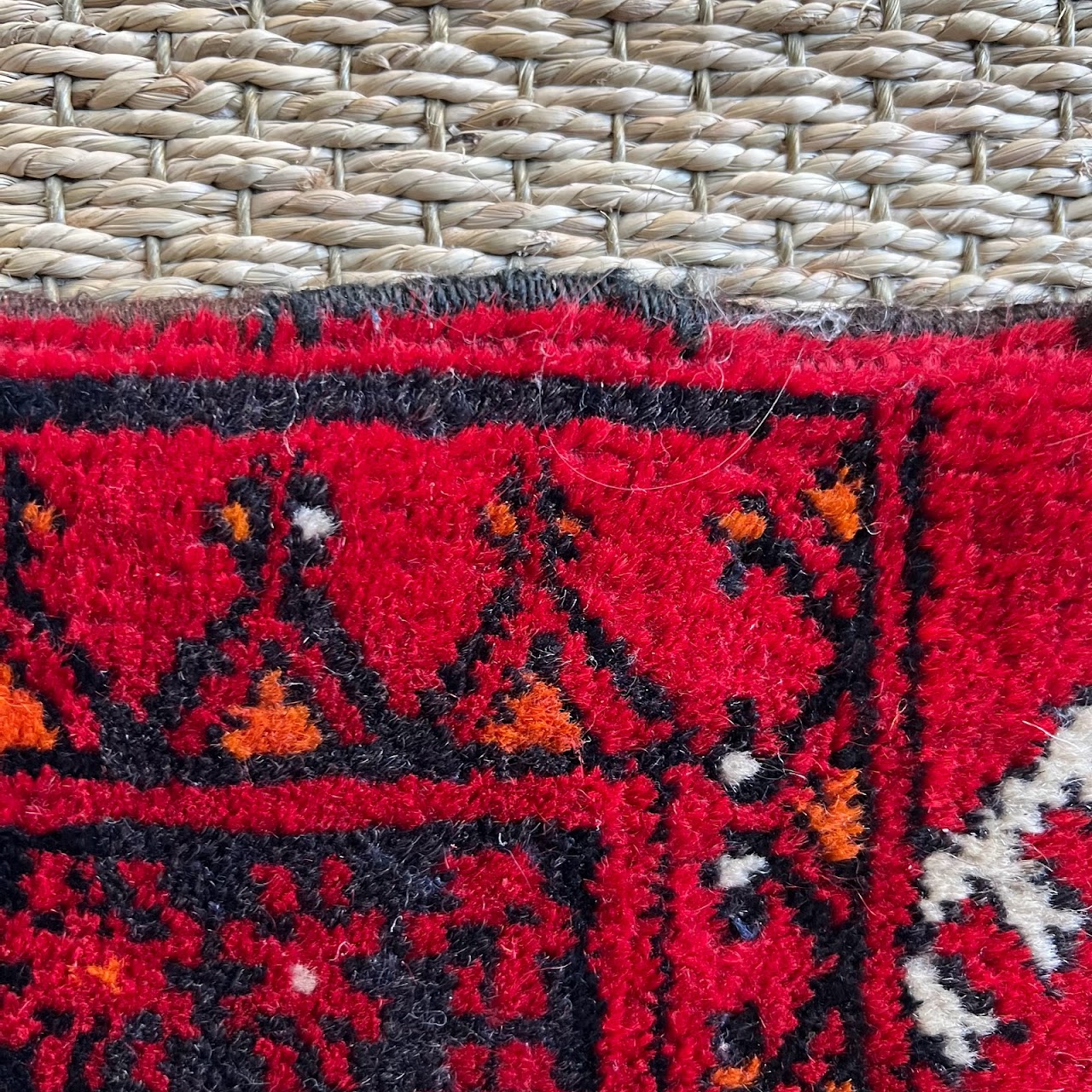 Afghan Sarooq Wool Area Rug