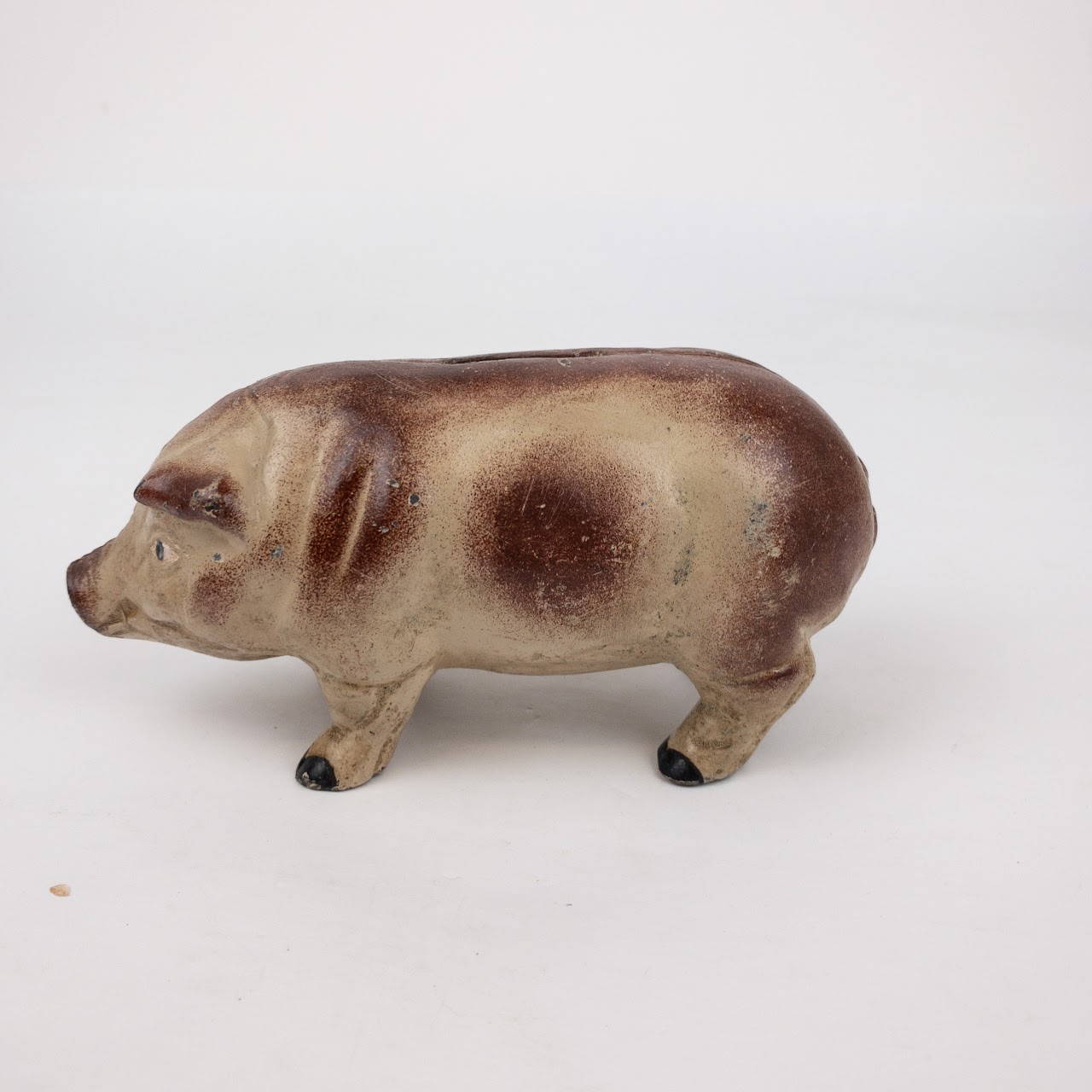 Cast Iron Pig Vintage Bank Trio