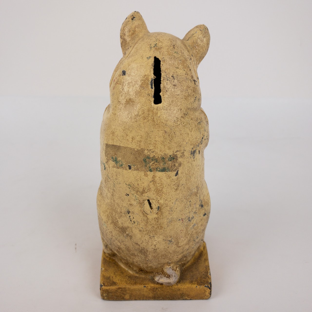 Cast Iron Thrifty The Wise Pig Vintage Bank