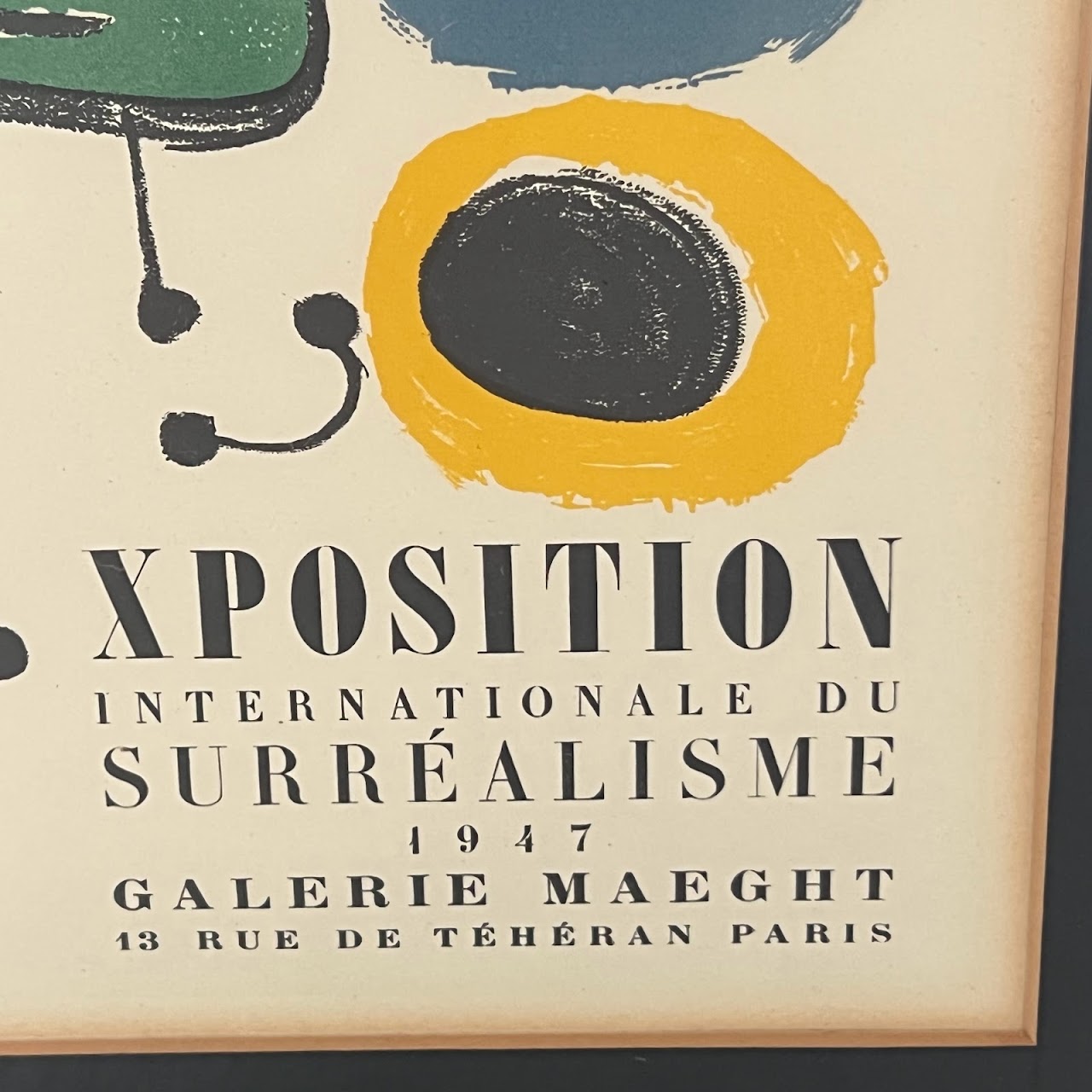 Joan Miró Galerie Maeght 'Exposition Internationale du Surréalisme' Lithograph