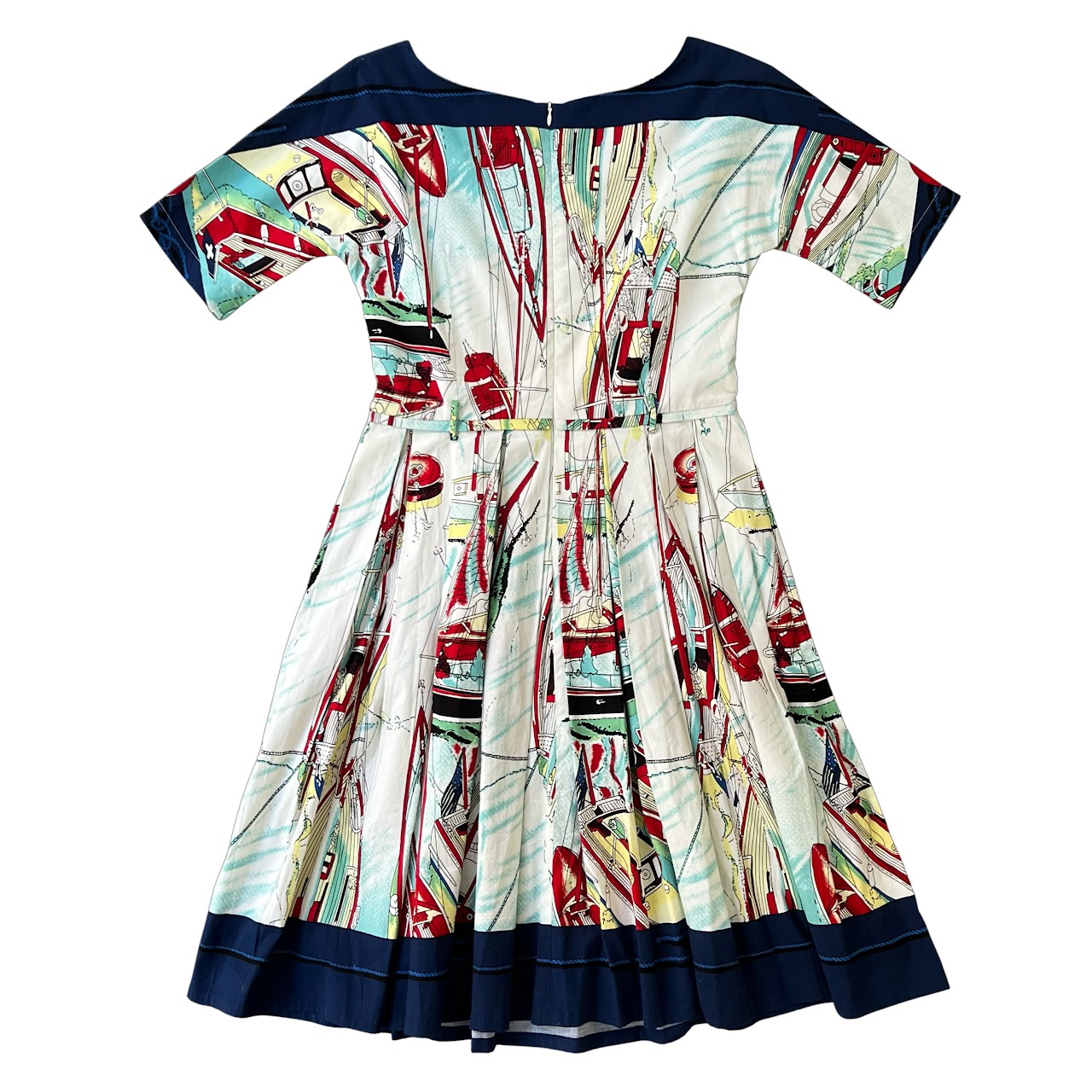 Samantha Sung Printed Midi Dress