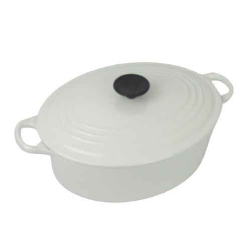 Le Creuset 29CM 5 QT Oval Cooker/Dutch Oven White