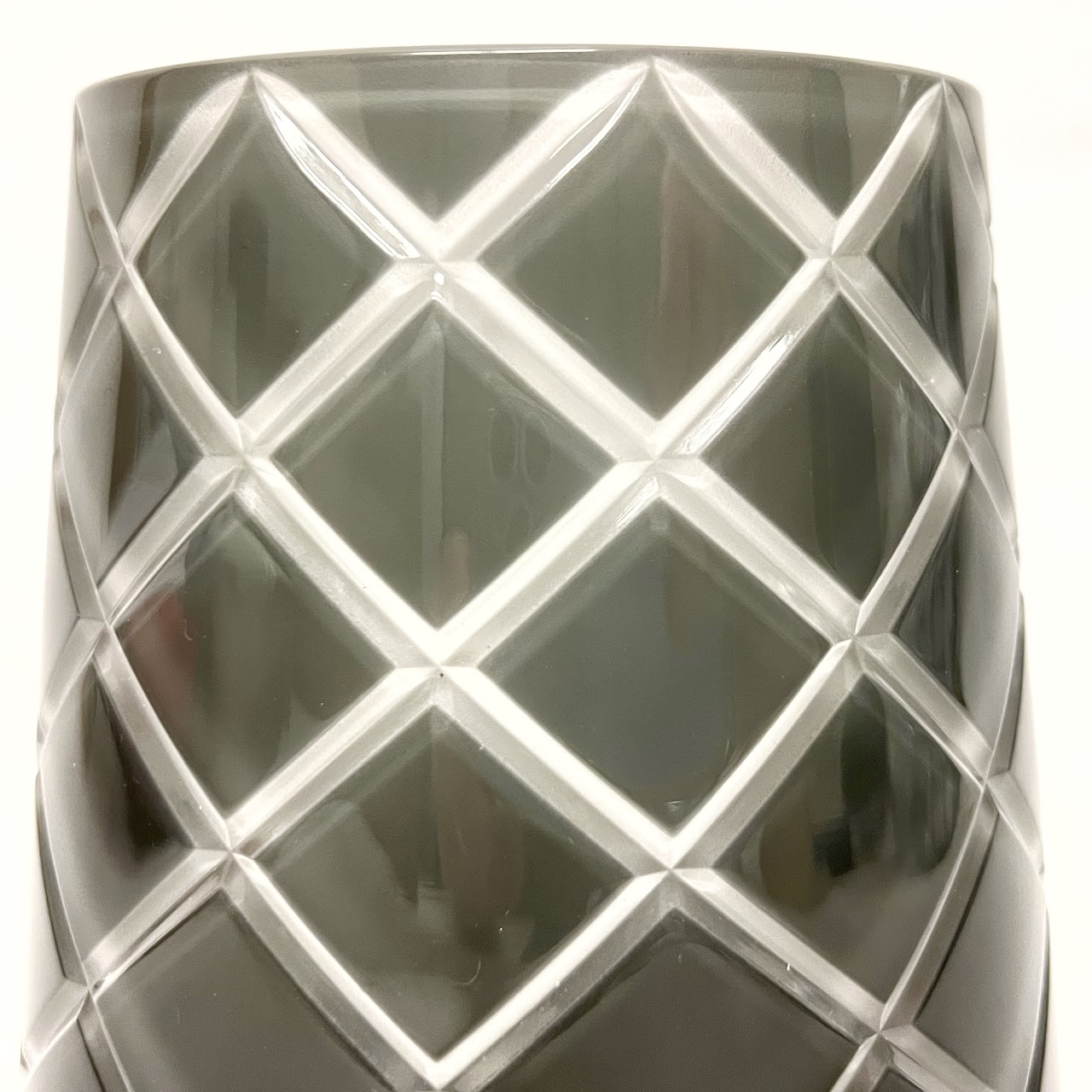 Christofle Jardin D' Eden NEW Smoke Crystal Lampshade