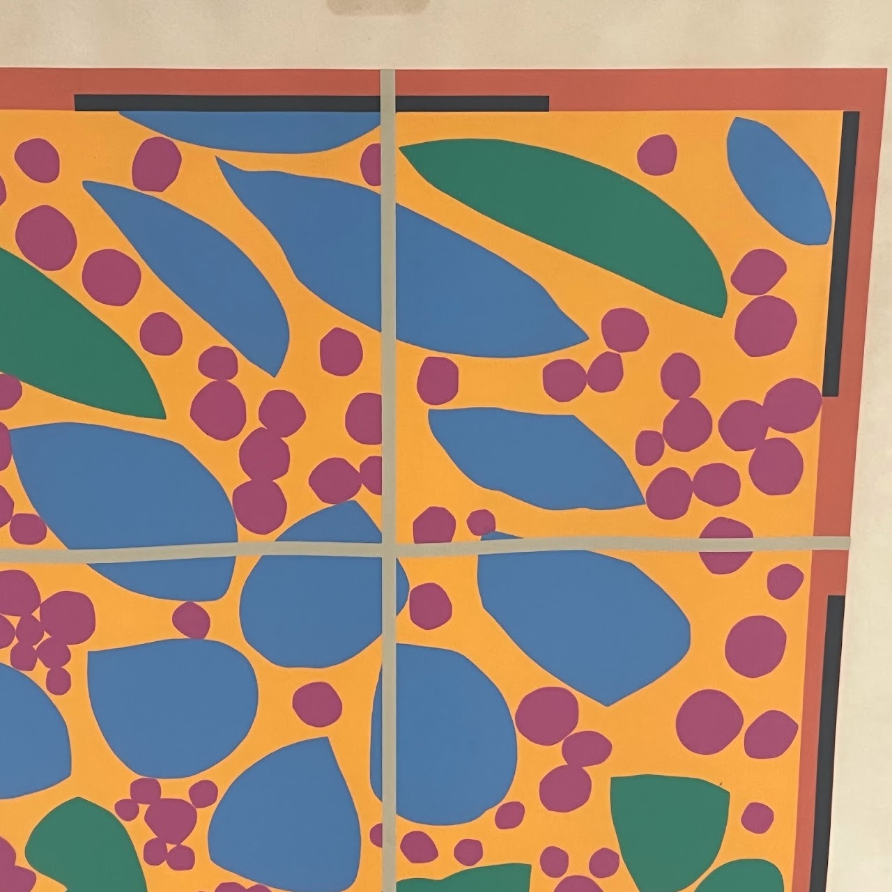 Henry Matisse 'Ivy in Flowers' Dallas Museum of Fine Arts Exhibition Serigraph Poster