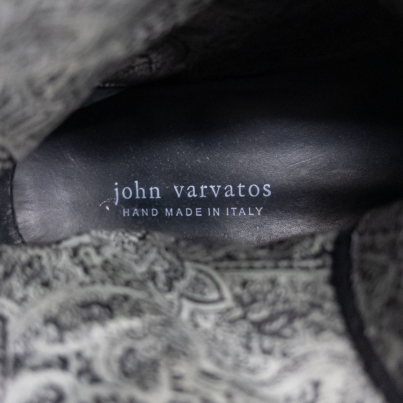 John Varvatos Leather Lace-Up Boots