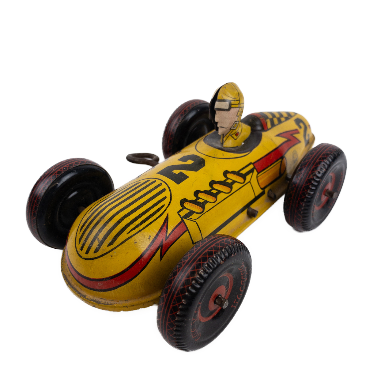 Marx Vintage Tin Wind-Up Derby Race Car