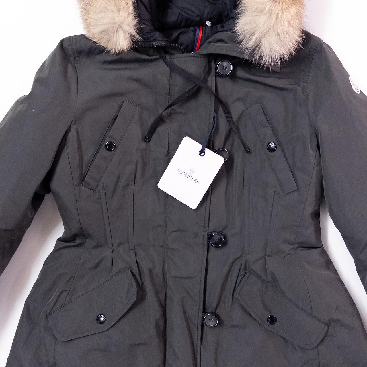 Moncler Fox Green Down Puffer Coat MINT