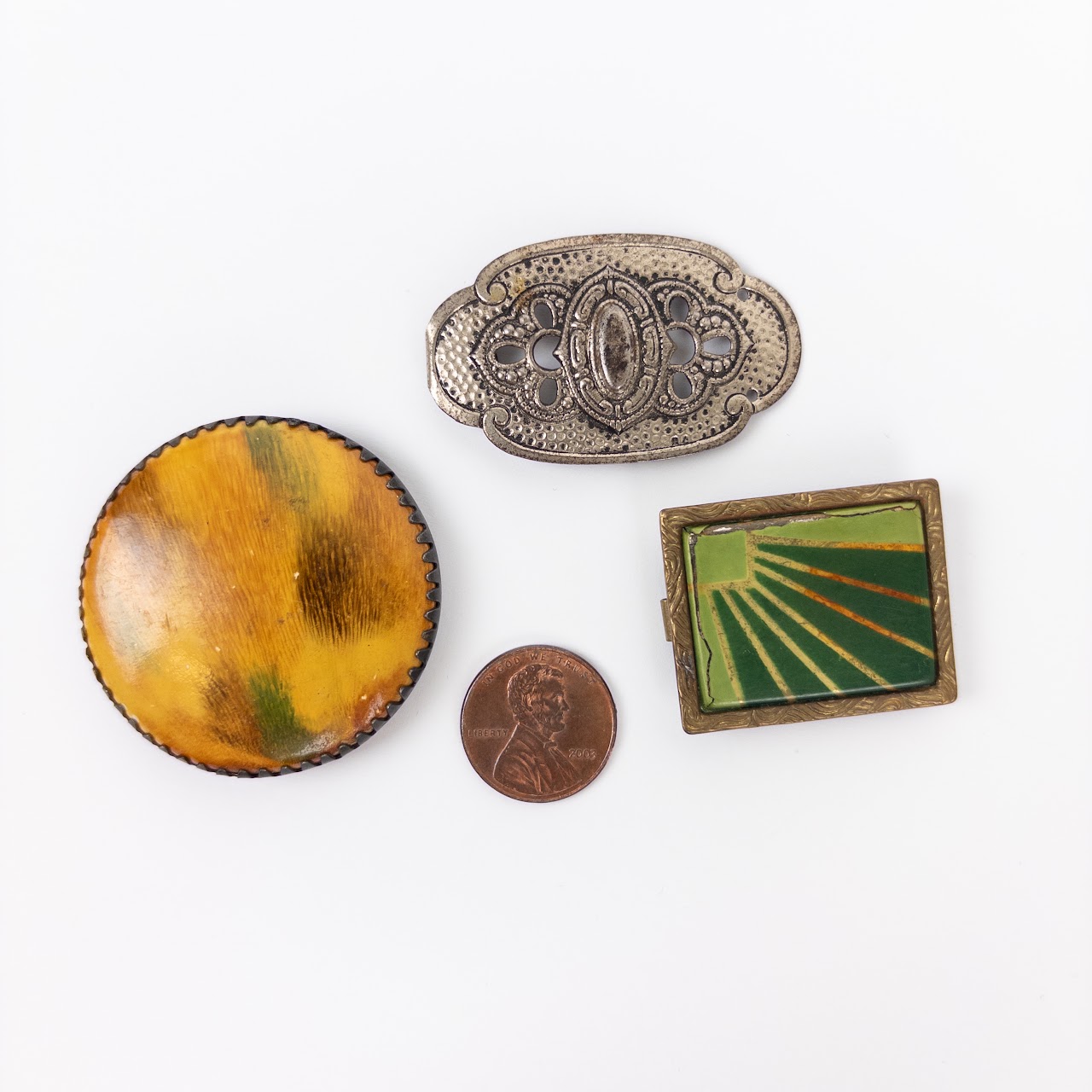 Lot of Three Vintage Belt Buckles