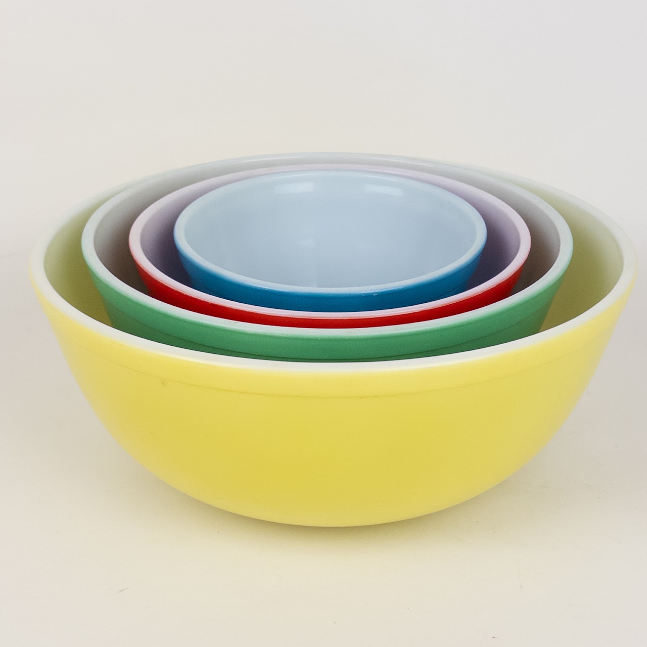 Pyrex Vintage Primary Colors Mixing Bowl Set