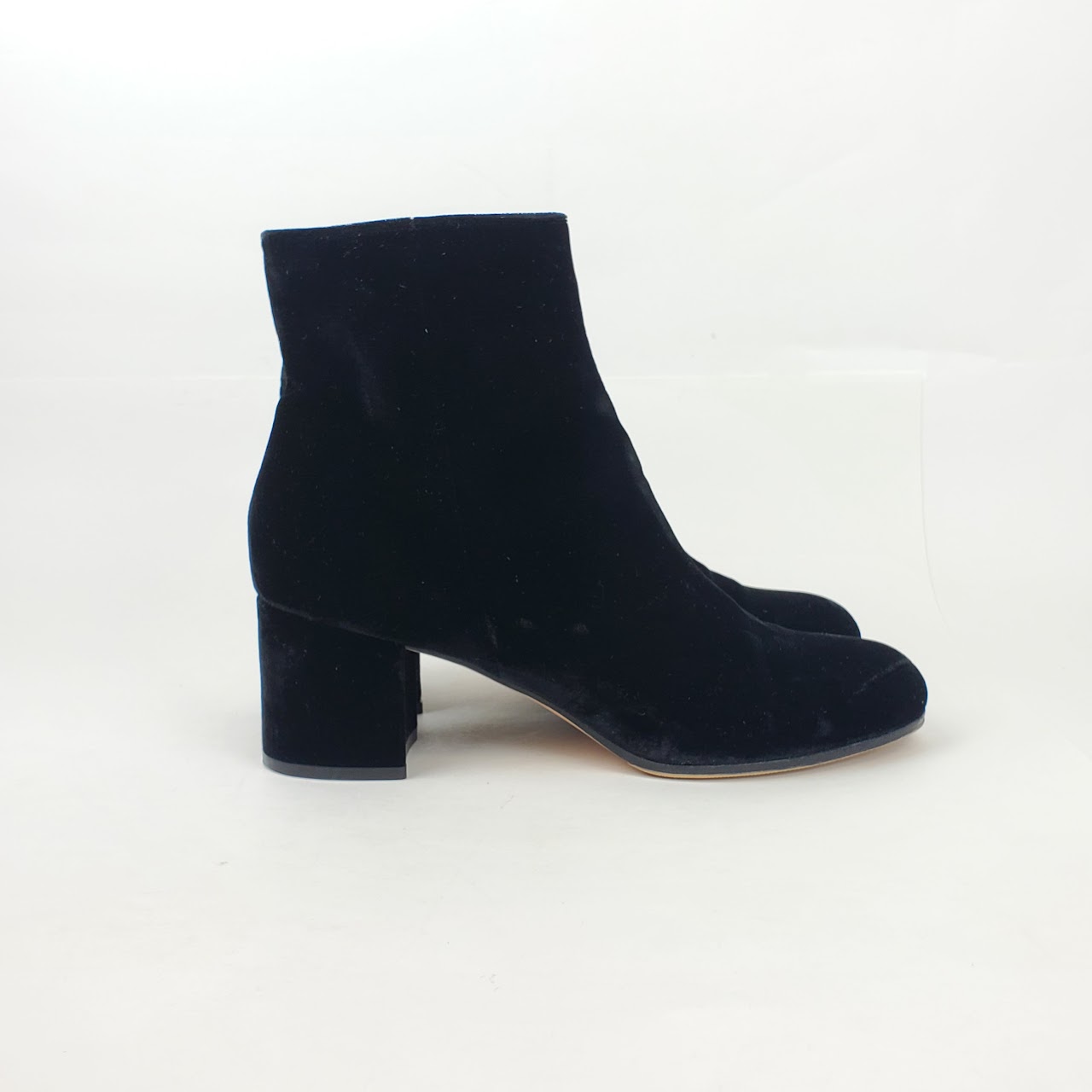 Gianvito Rossi Velvet Ankle Boots