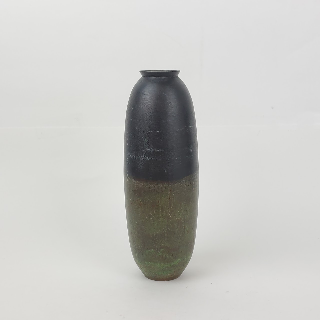 Bronze Two-Tone Pill Shaped Vase