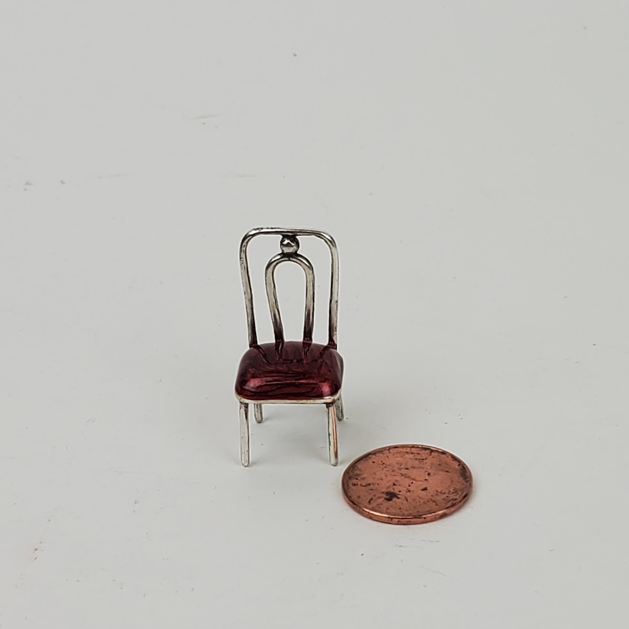 Sterling Silver Sacchetti Miniature Chair