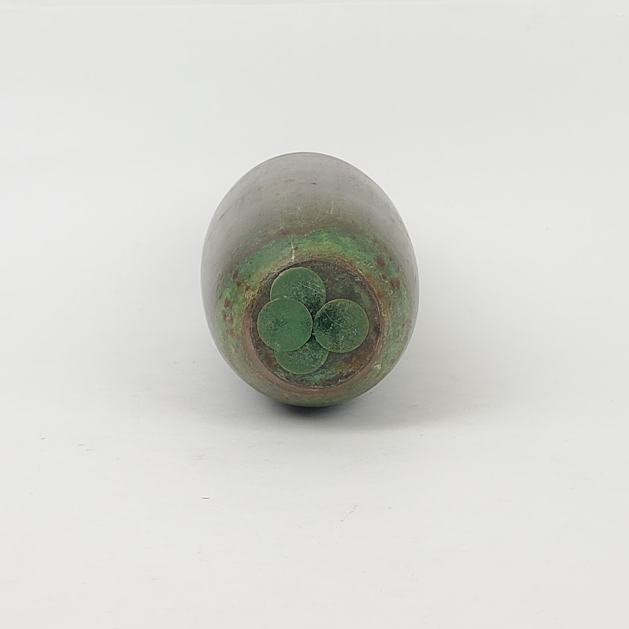 Bronze Two-Tone Pill Shaped Vase