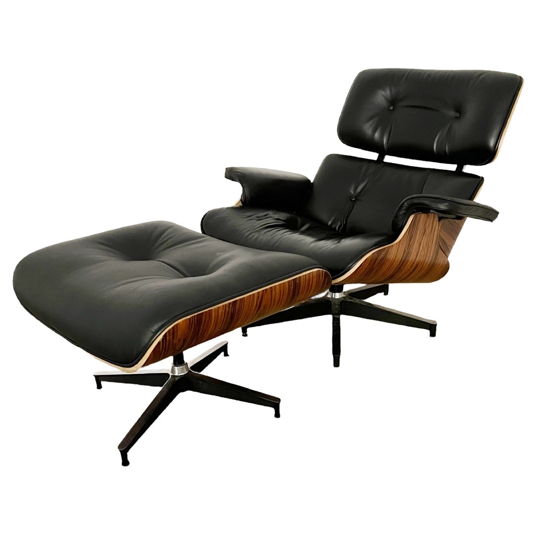 Eames Inspired Lounge Chair and Ottoman