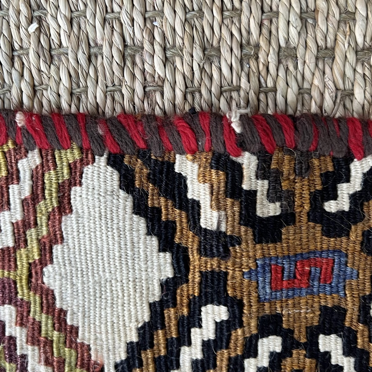 Sarkoy Kilim Vintage Turkish Wool Runner