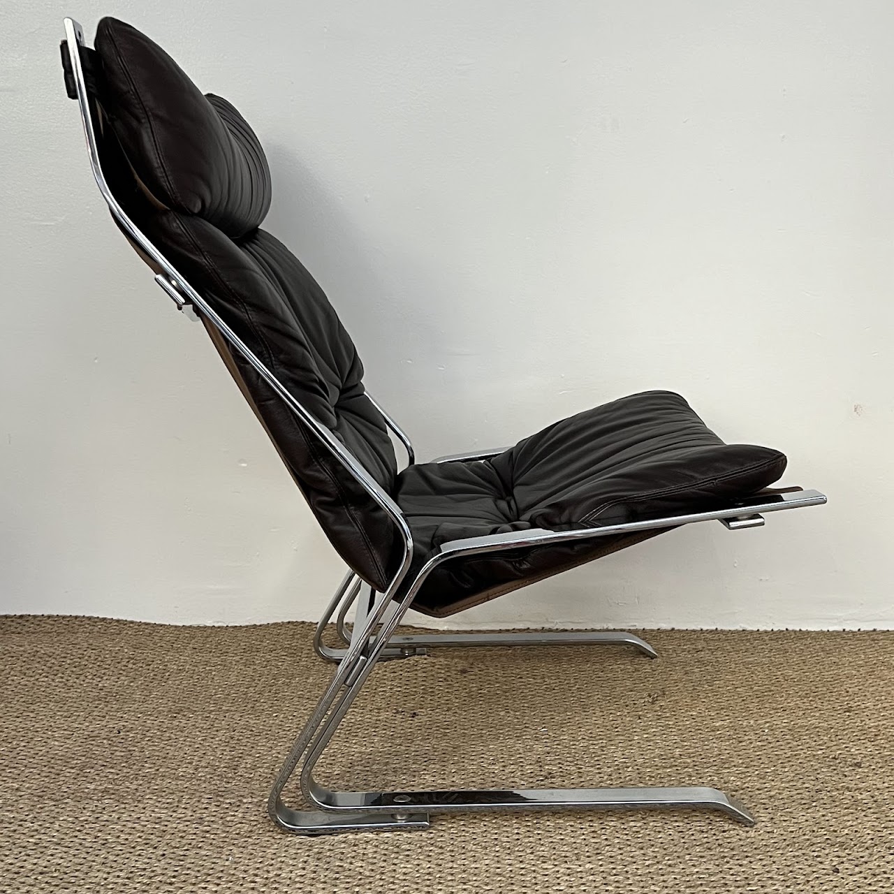 Elsa and Nordahl Solheim 1960s Norwegian Modernist Pirate Lounge Chair #2