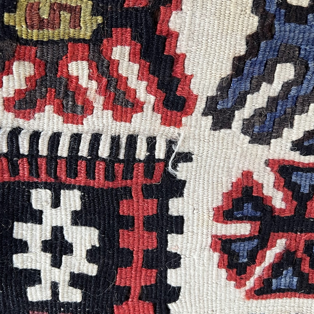 Sarkoy Kilim Vintage Turkish Wool Runner