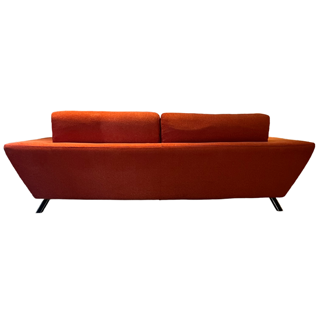 Natuzzi Italian Tomato Red Sofa