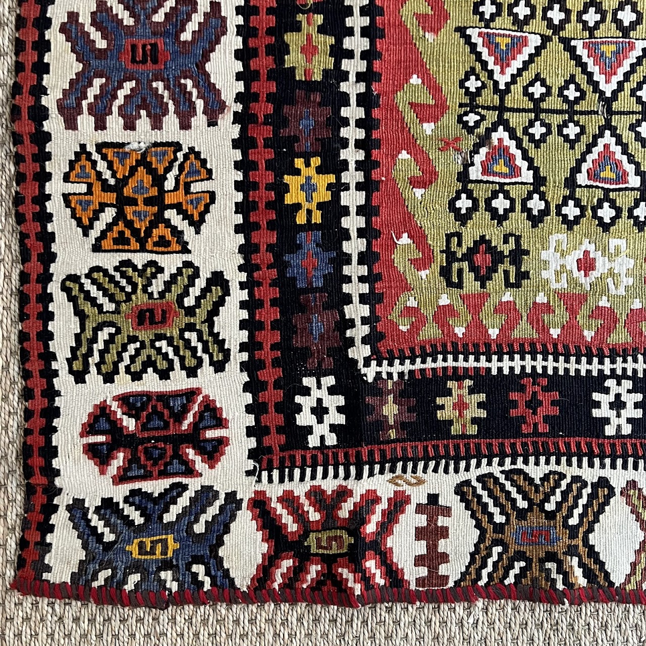 Sarkoy Kilim Vintage Turkish Wool Runner