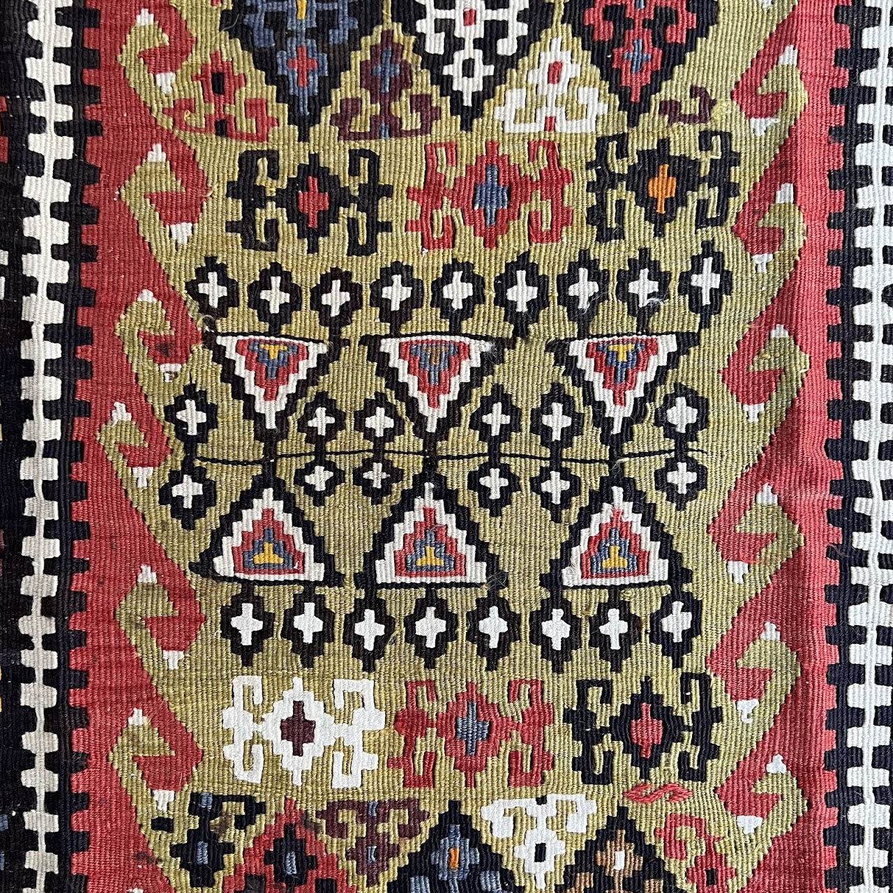 Sarkoy Kilim Vintage Turkish Wool Runner