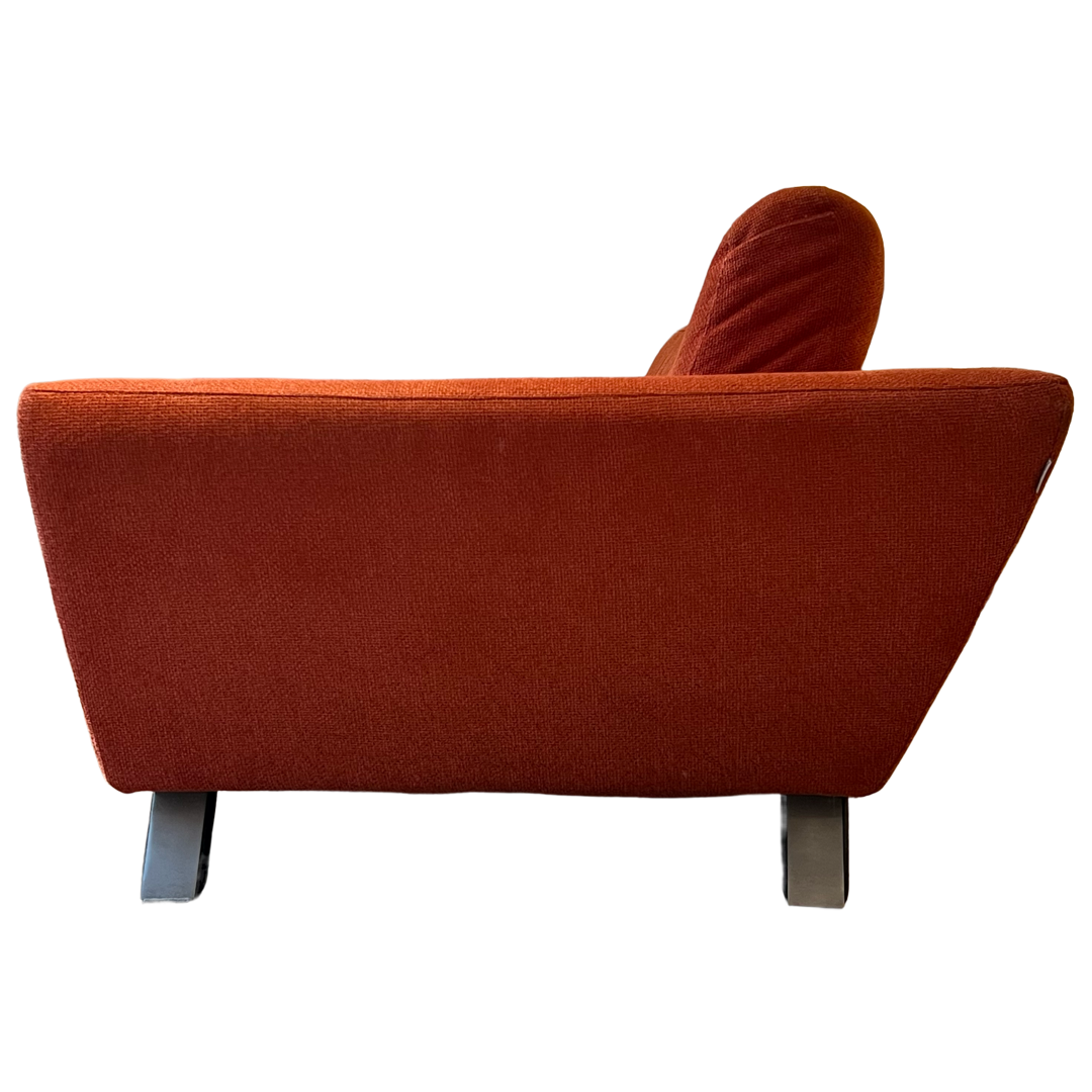 Natuzzi Italian Tomato Red Sofa