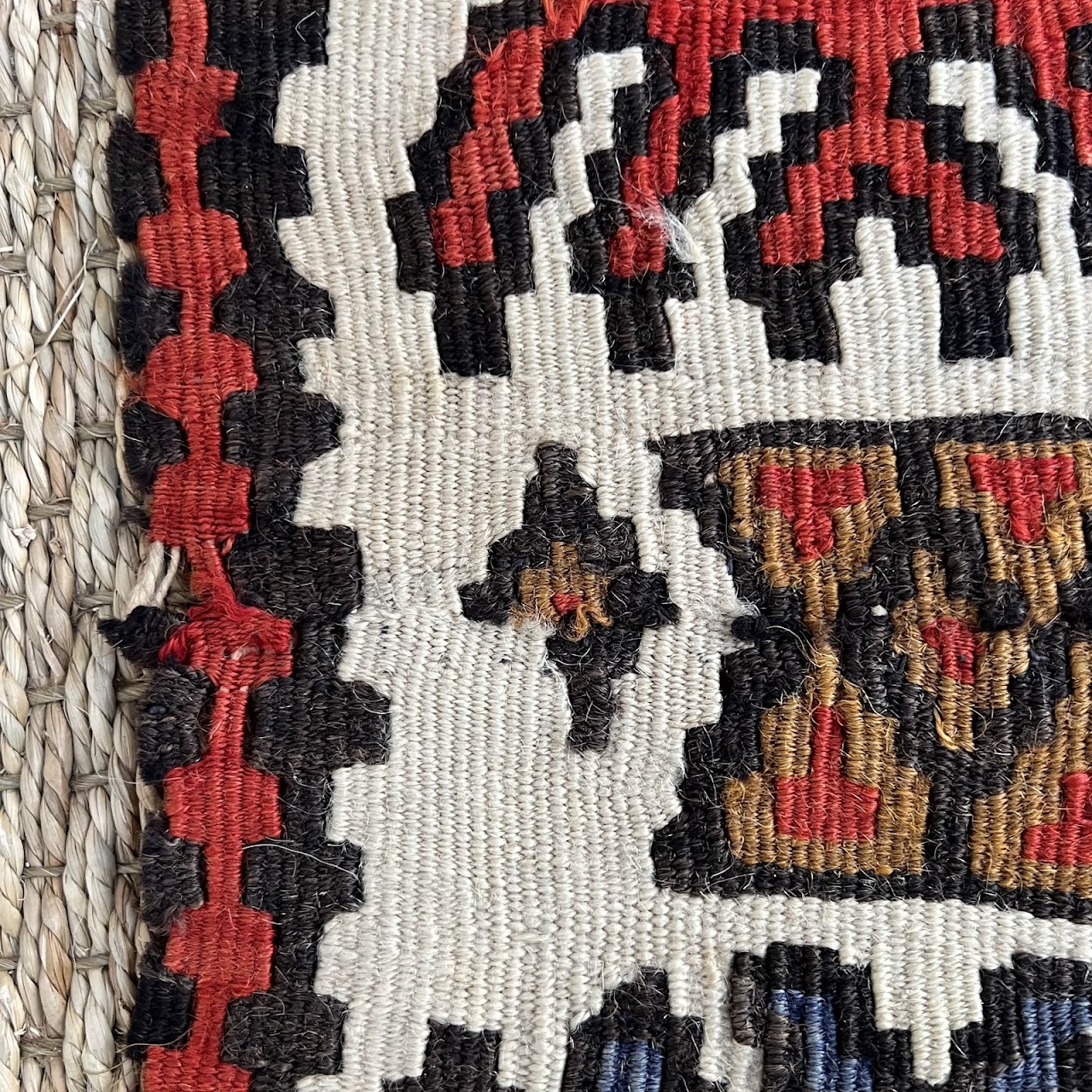 Sarkoy Kilim Vintage Turkish Wool Runner