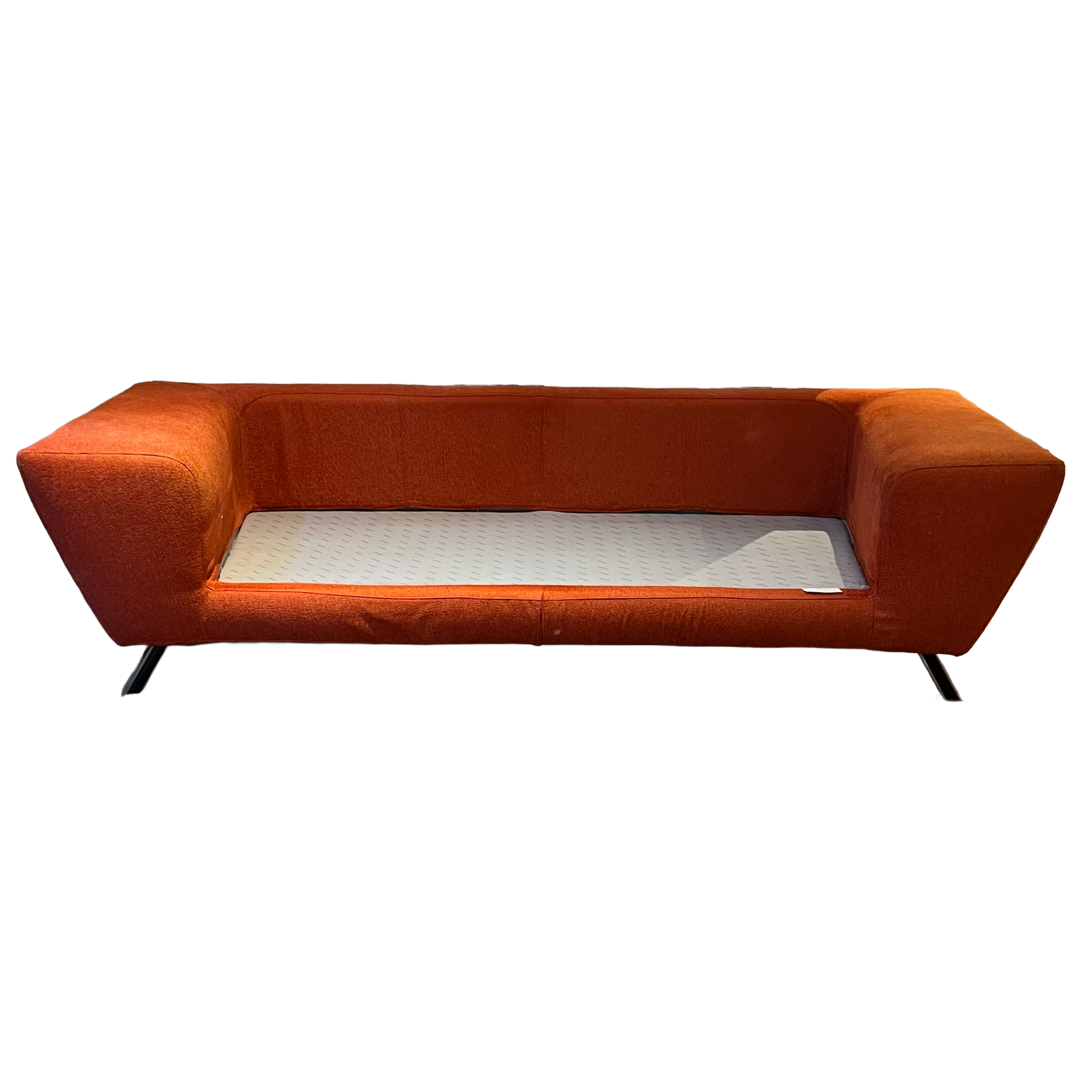 Natuzzi Italian Tomato Red Sofa