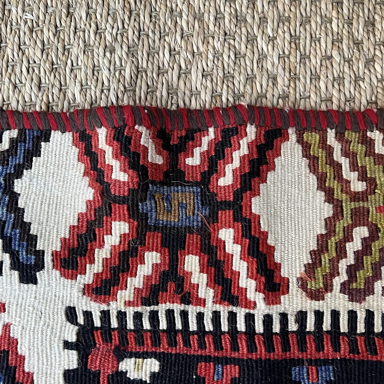 Sarkoy Kilim Vintage Turkish Wool Runner