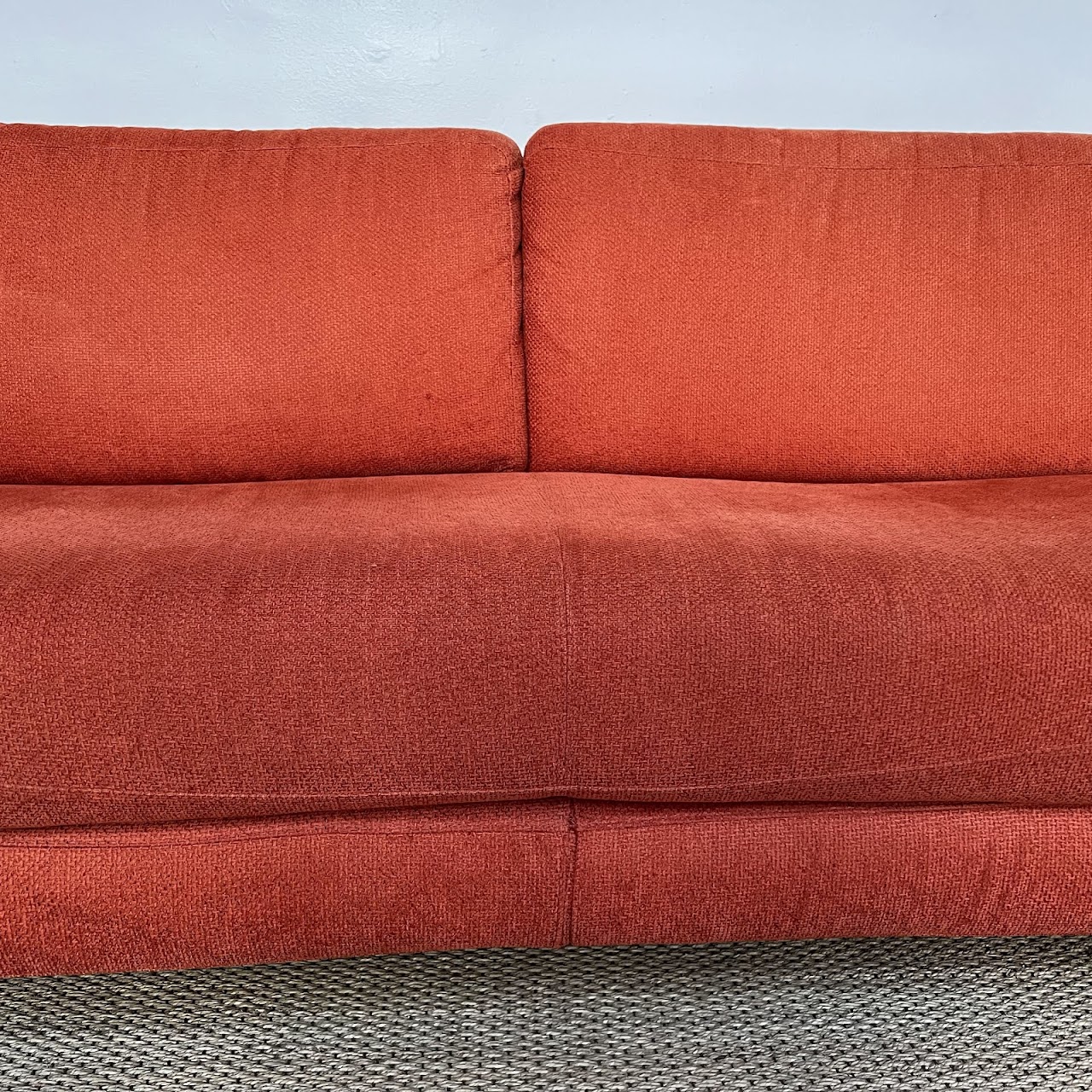 Natuzzi Italian Tomato Red Sofa