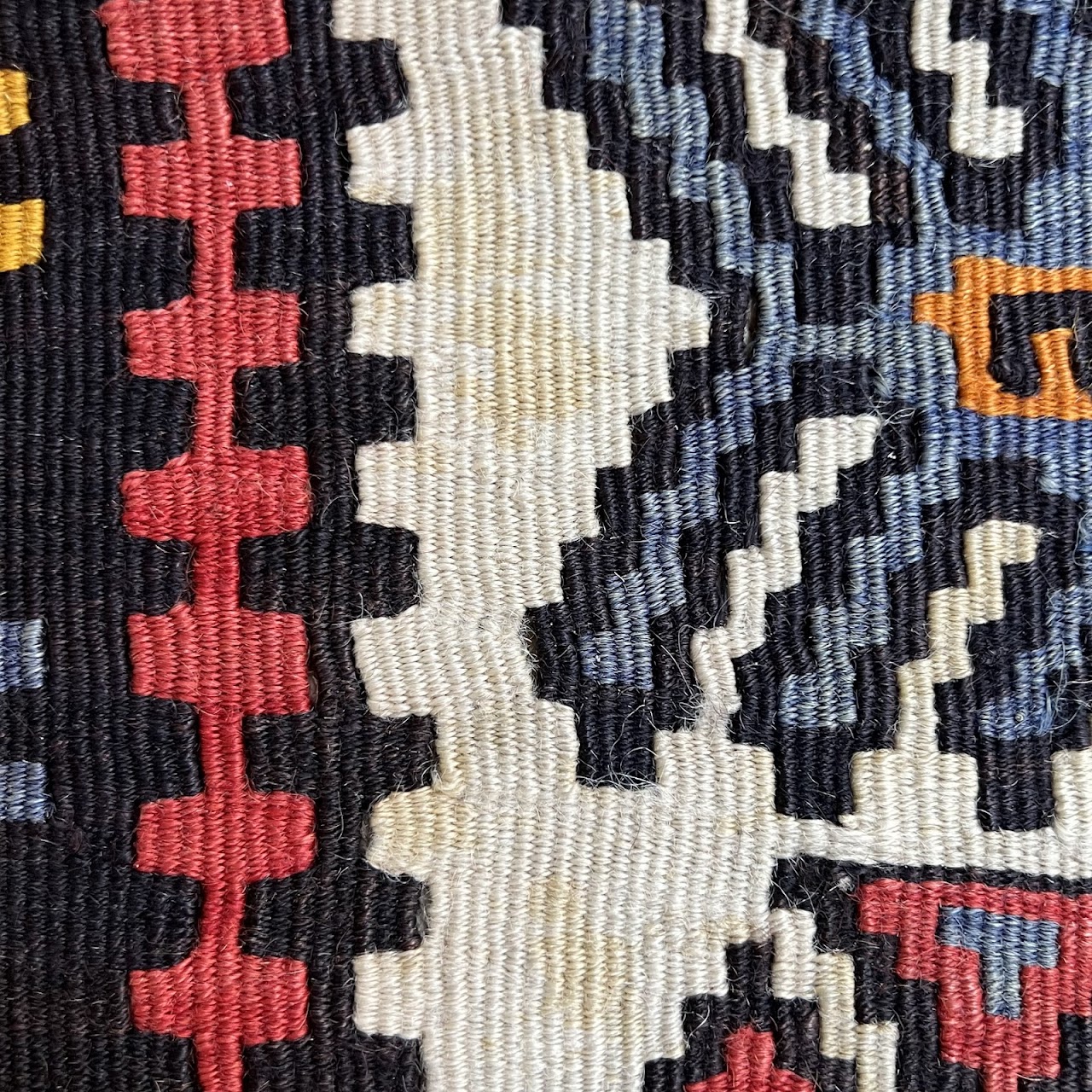 Sarkoy Kilim Vintage Turkish Wool Runner