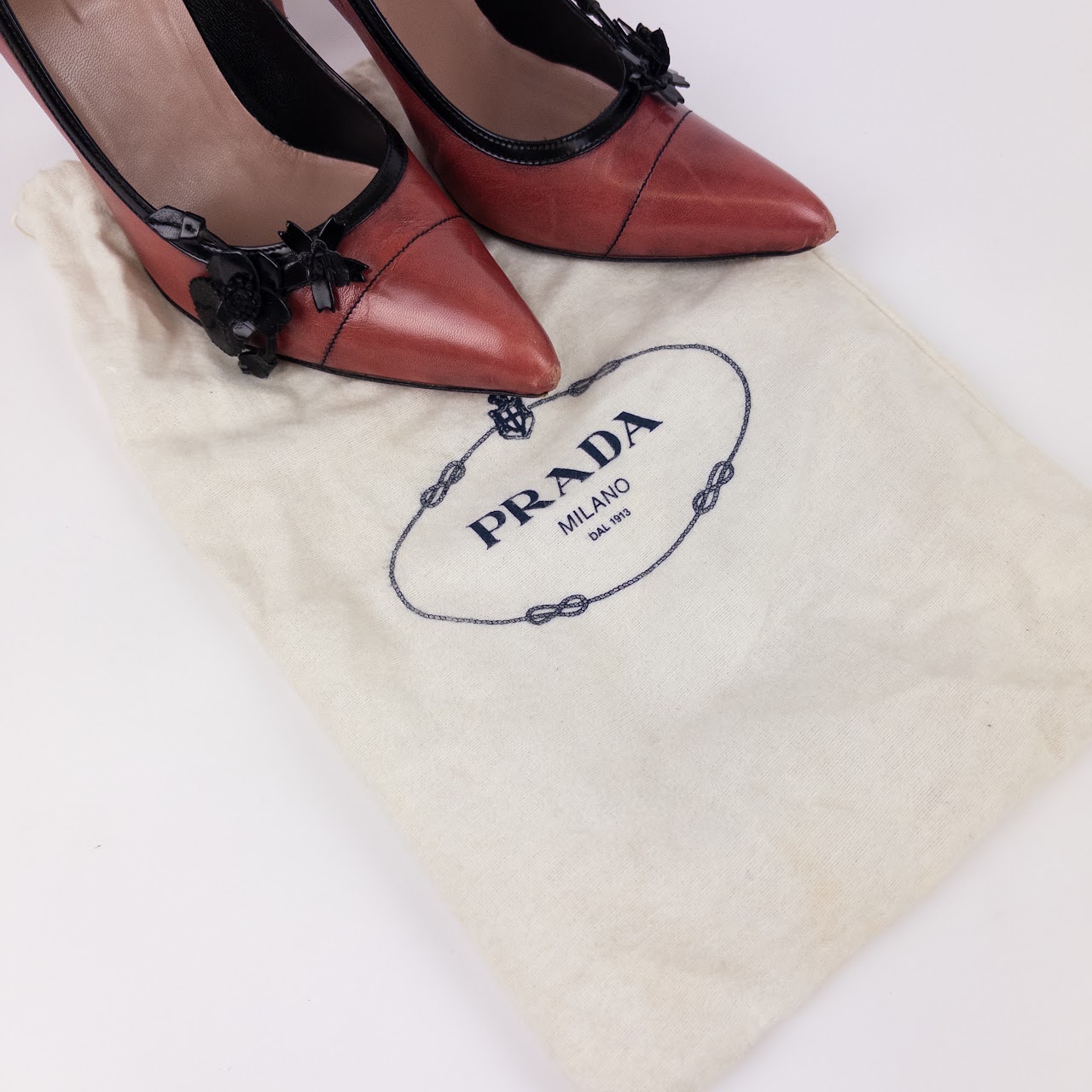 Prada Vintage Bow Pumps