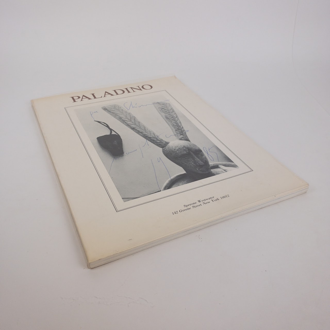 Mimmo Paladino SIgned 1985 Exhibition Catalogue