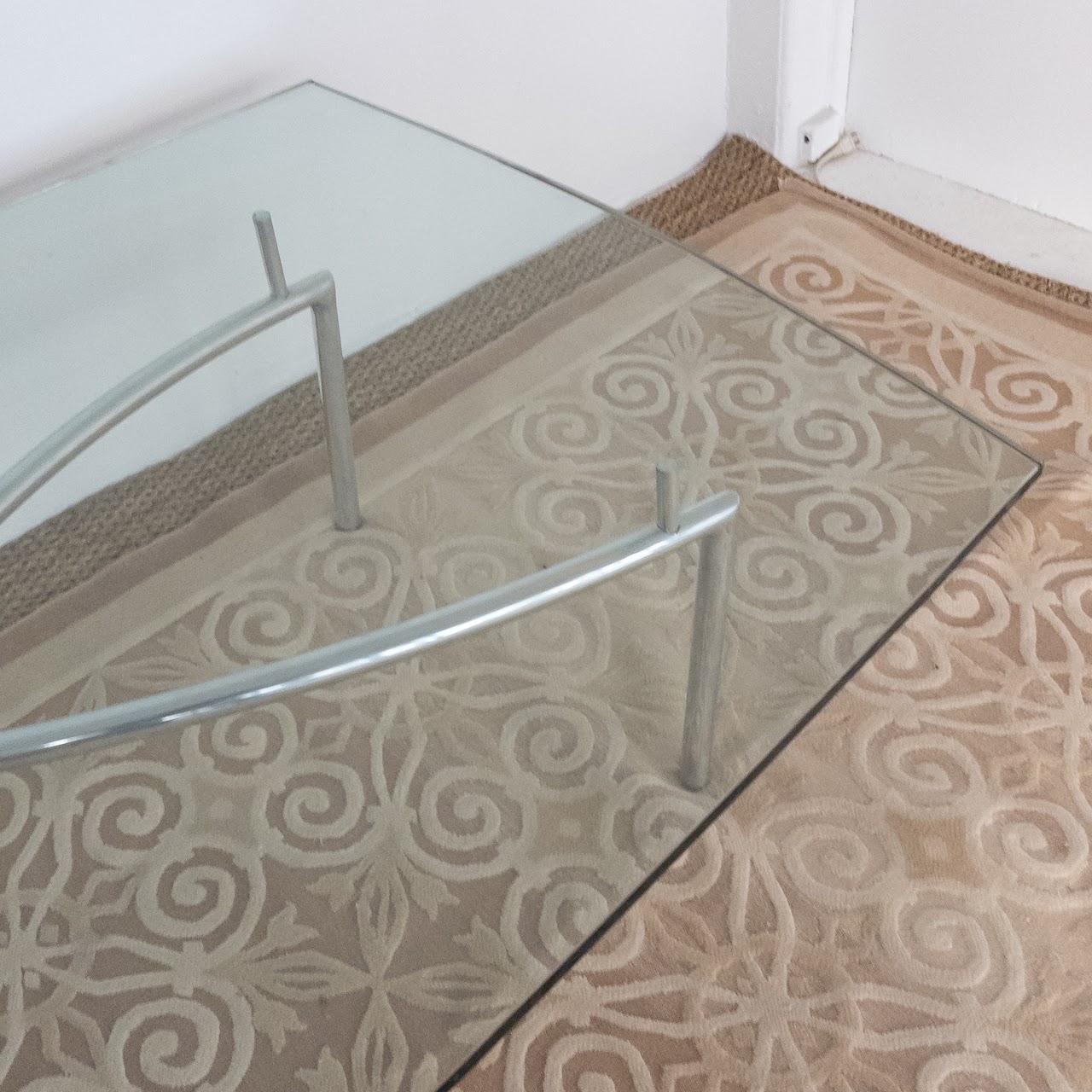 Modern Glass Top Coffee Table