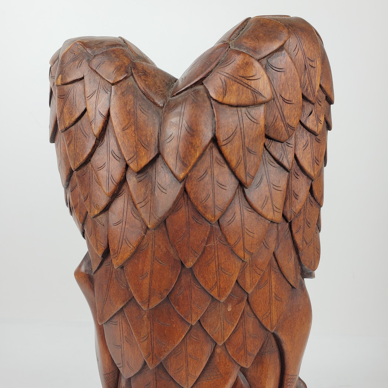 Hand Carved & Lacquered Wood Statue