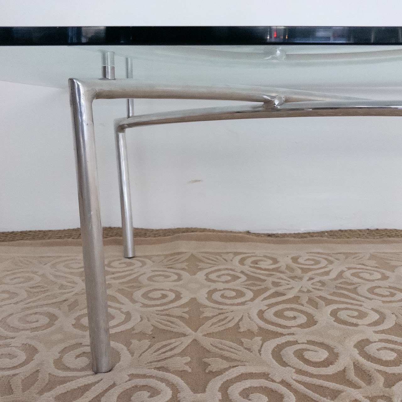 Modern Glass Top Coffee Table