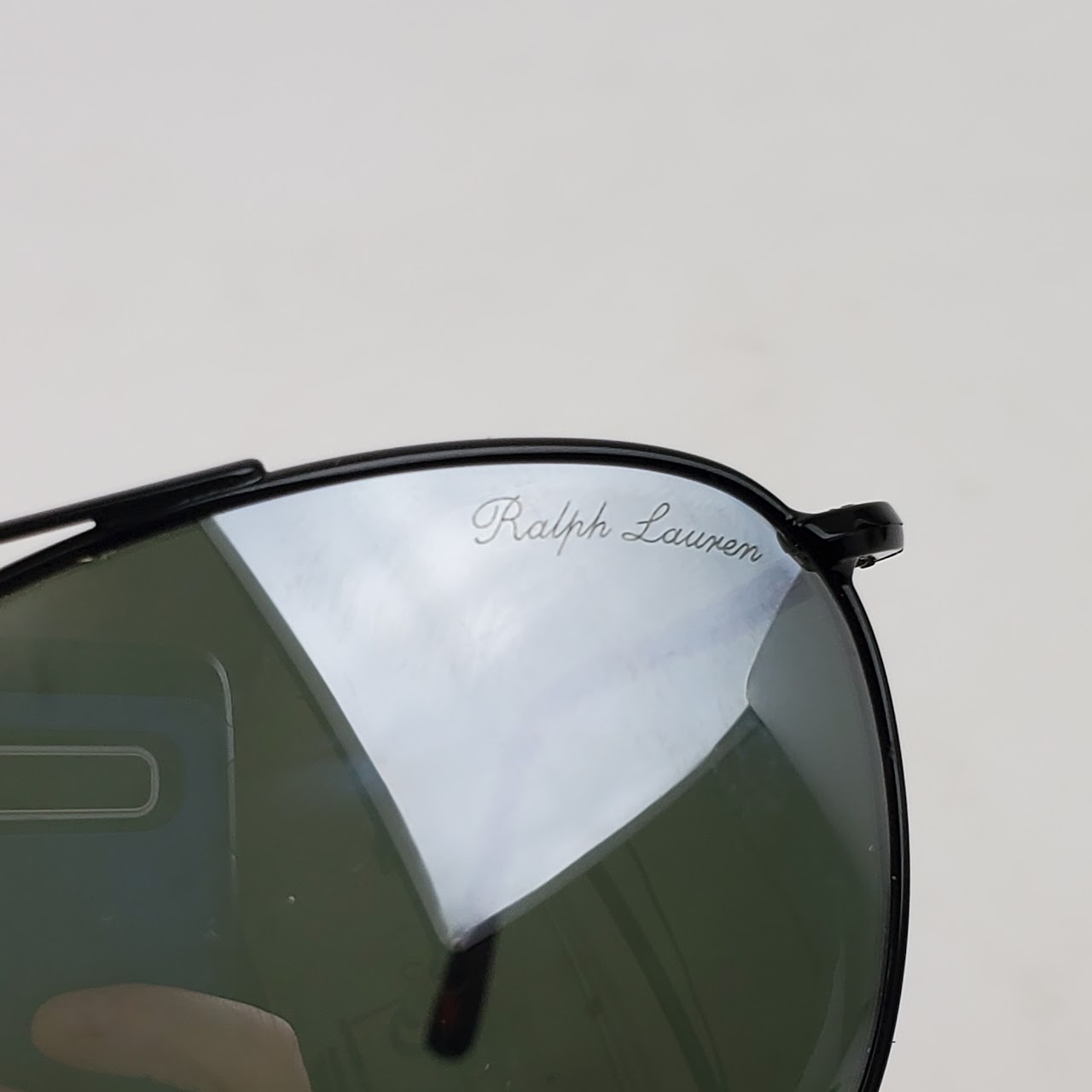 Ralph Lauren Purple Label Silver Lens Aviator Sunglasses