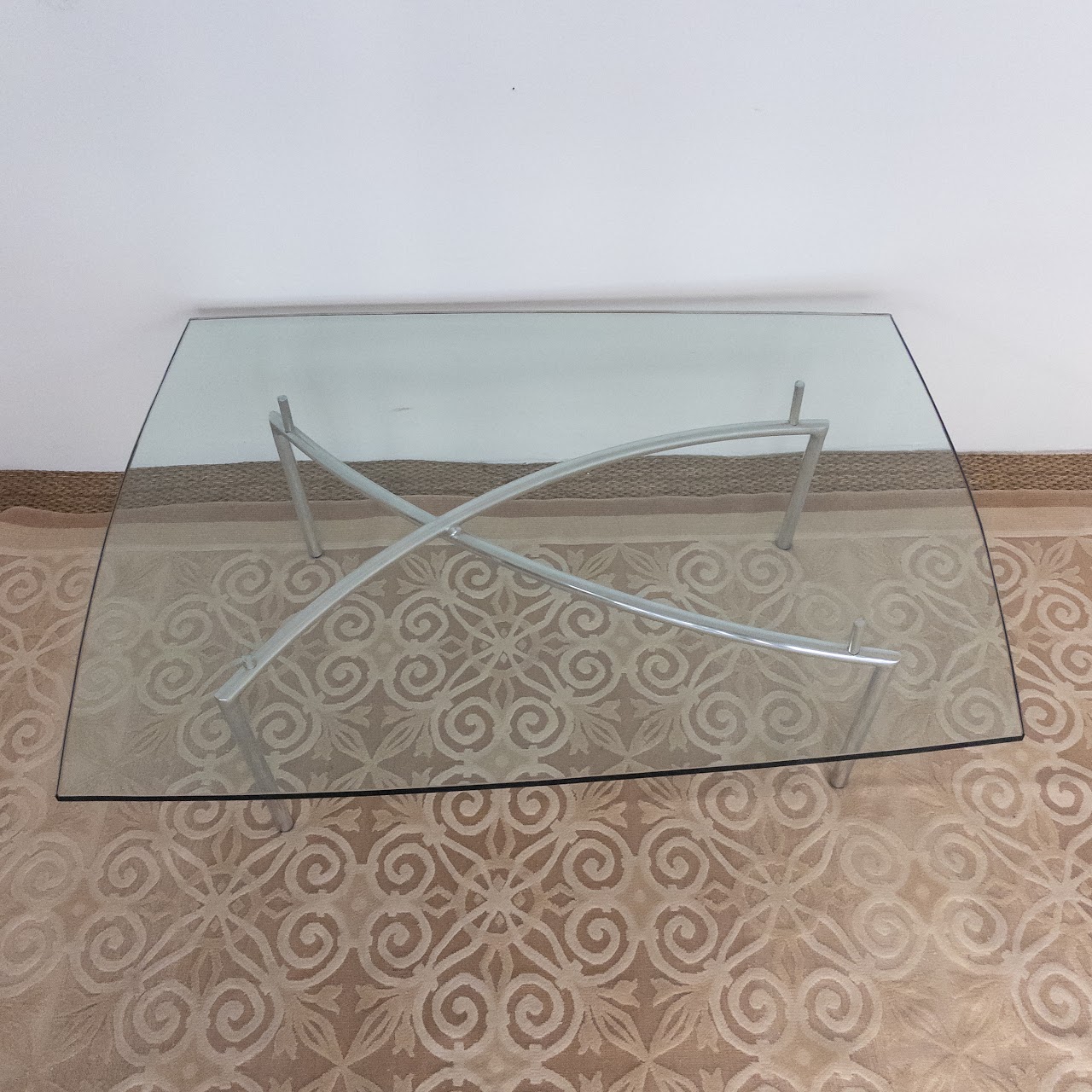 Modern Glass Top Coffee Table