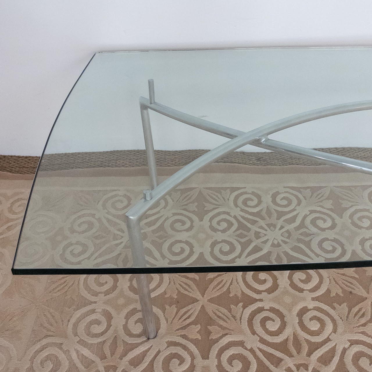 Modern Glass Top Coffee Table