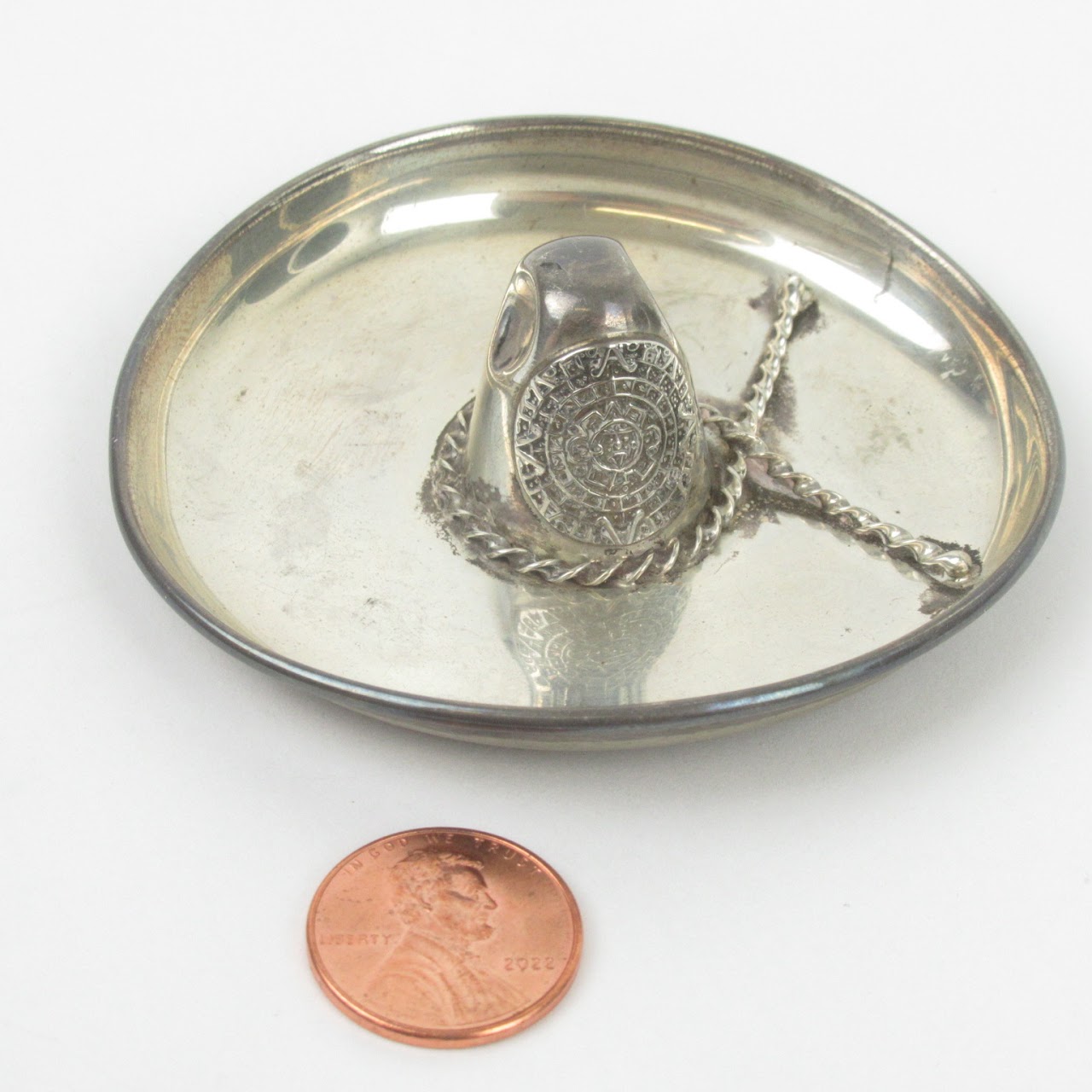 Sterling Silver Sombrero Trinket DIsh