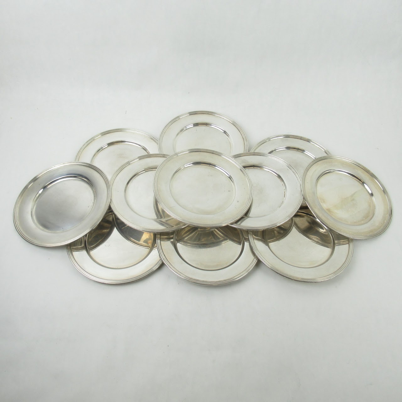 Sterling Silver Small Plate Set