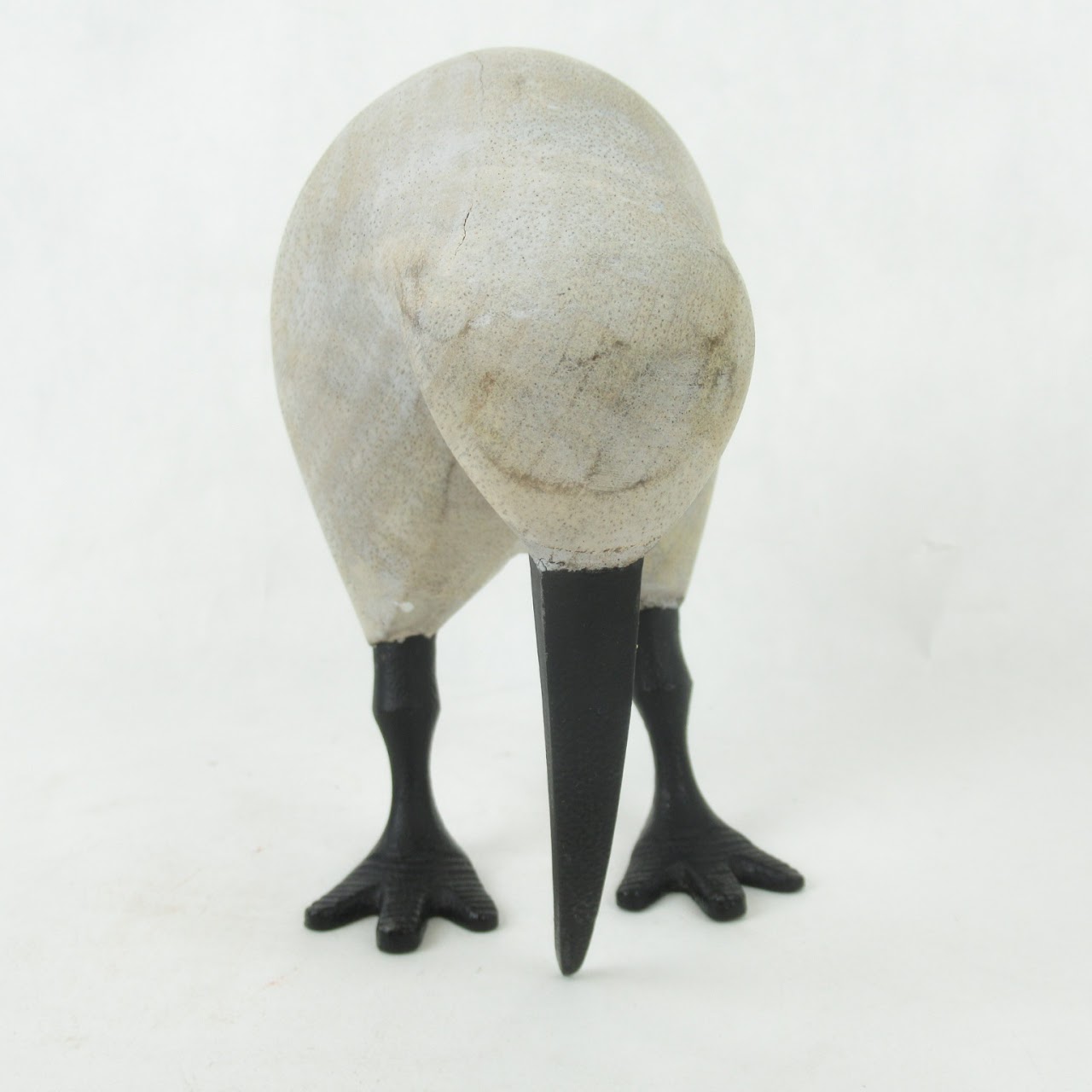 Hand Carved Wood Kiwi Sculpture