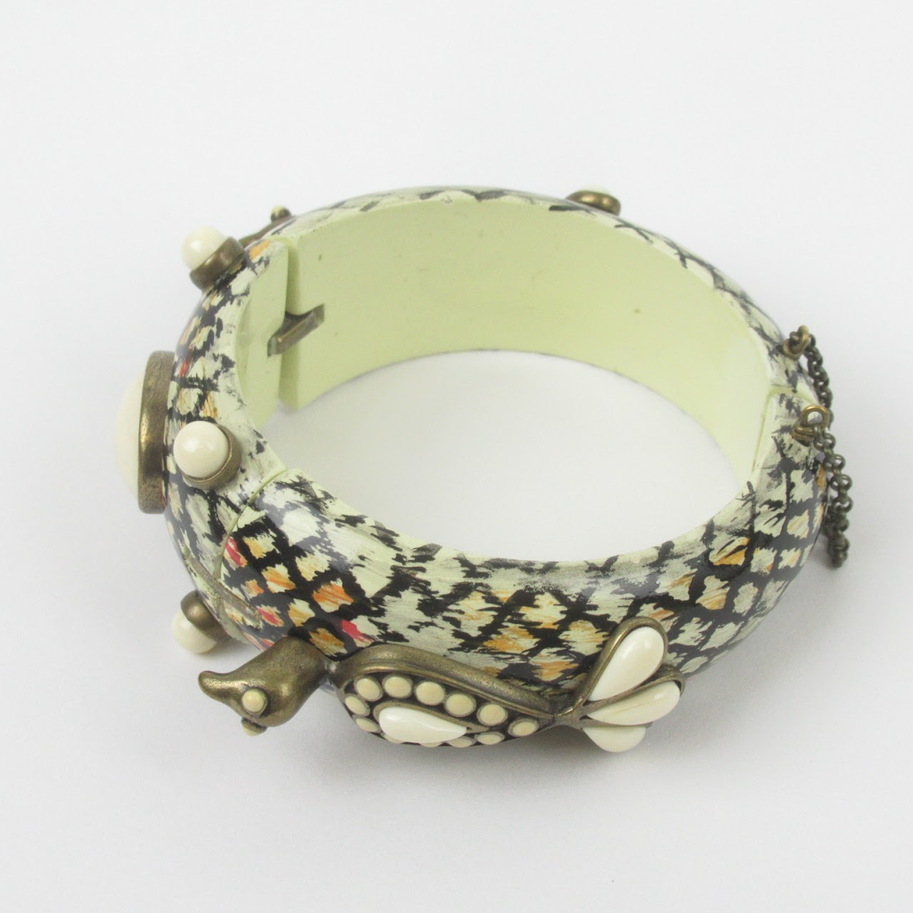 Isabel Marant Wood Peacock Bangle