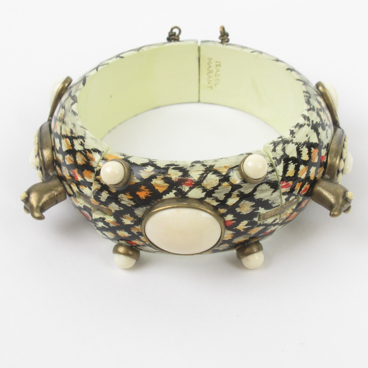 Isabel Marant Wood Peacock Bangle