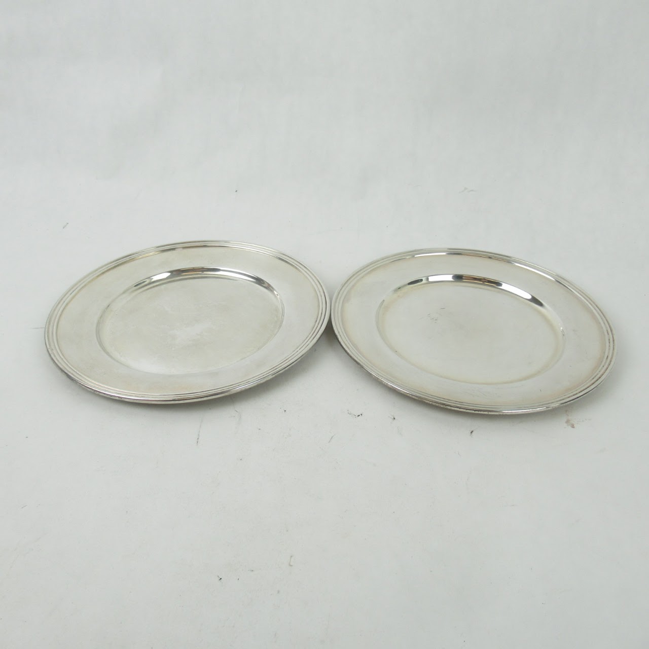 Sterling Silver Small Plate Set