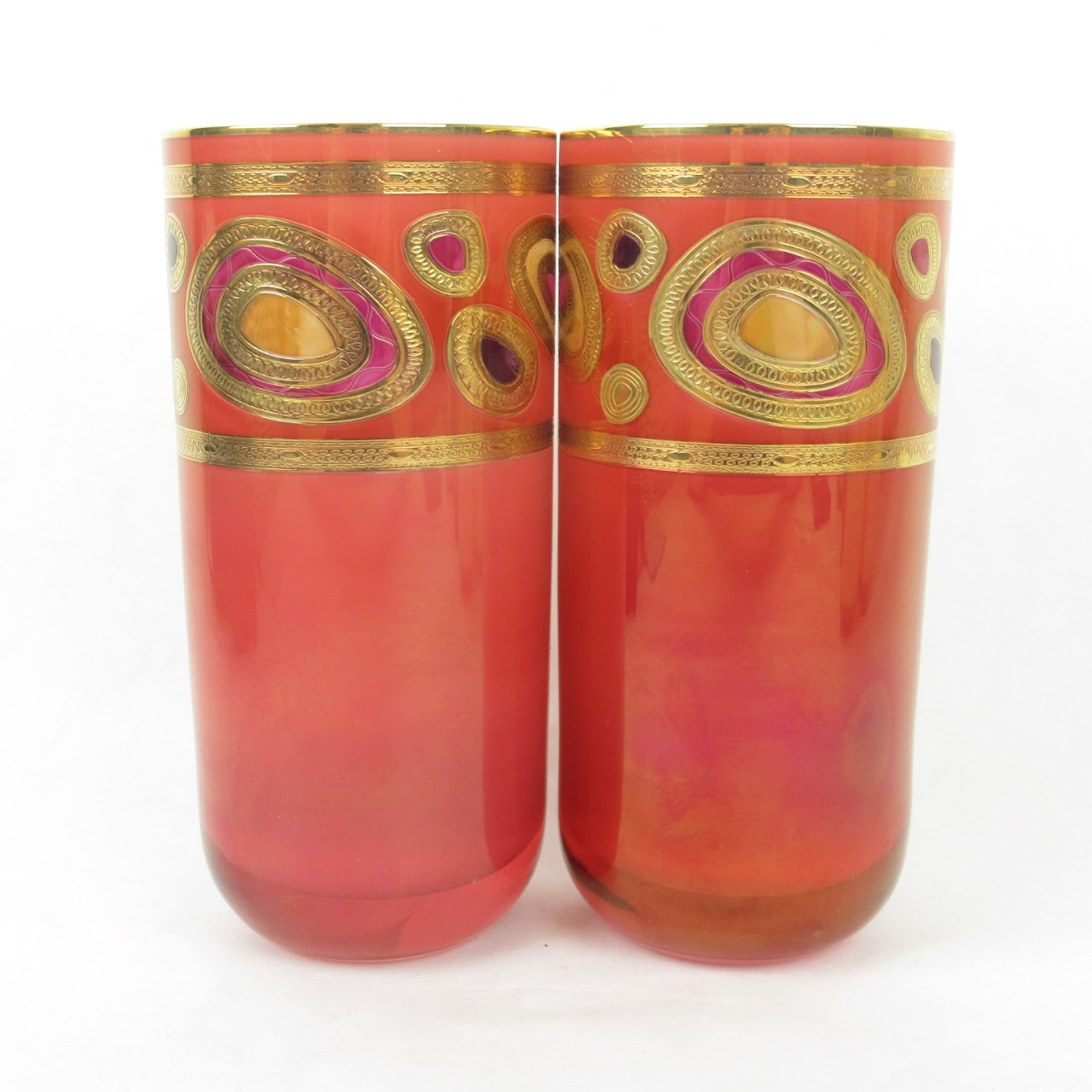 Vietri Hand Decorated Glasses Set