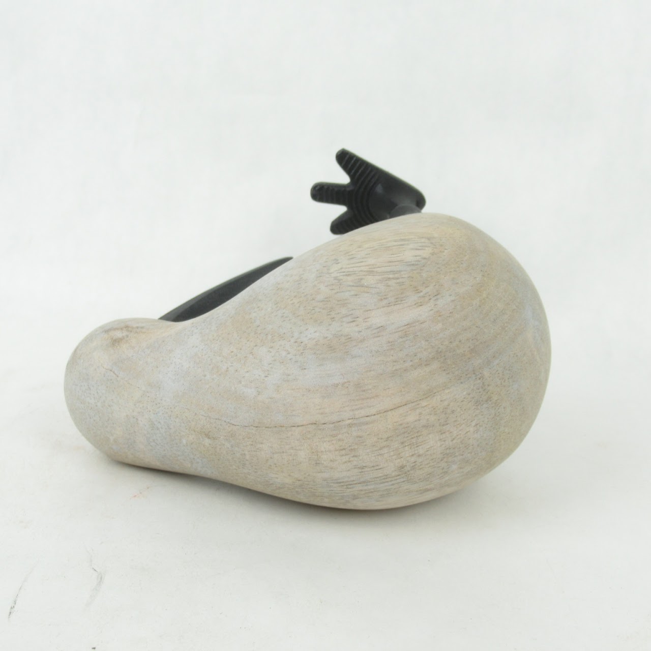 Hand Carved Wood Kiwi Sculpture