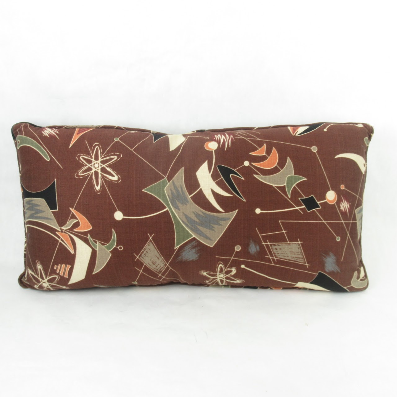 Mid Century Style Throw Pillow Set- Brown